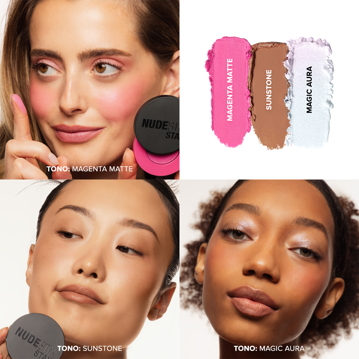 NUDESTIX SUNPINK GLOW STAX SET (SET DE MAQUILLAJE)